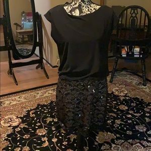 Jessica Howard, black cocktail dress